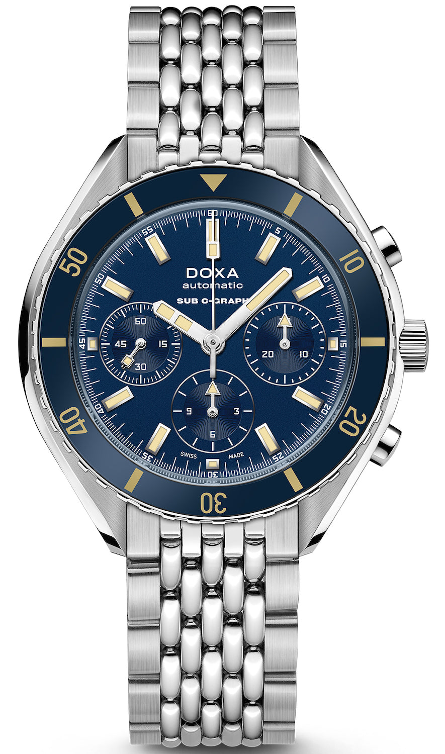 Doxa SUB 200 C-Graph Caribbean Bracelet Watch 798.10.201.10 Image 1