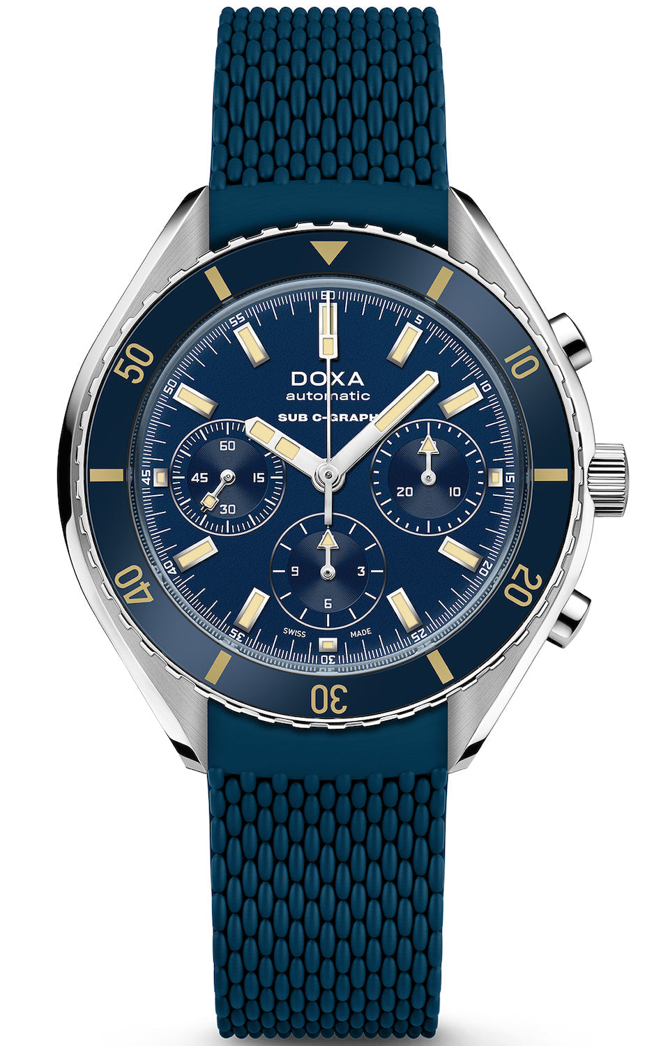 Doxa SUB 200 C-Graph Caribbean Rubber Watch 798.10.201.32 Image 1