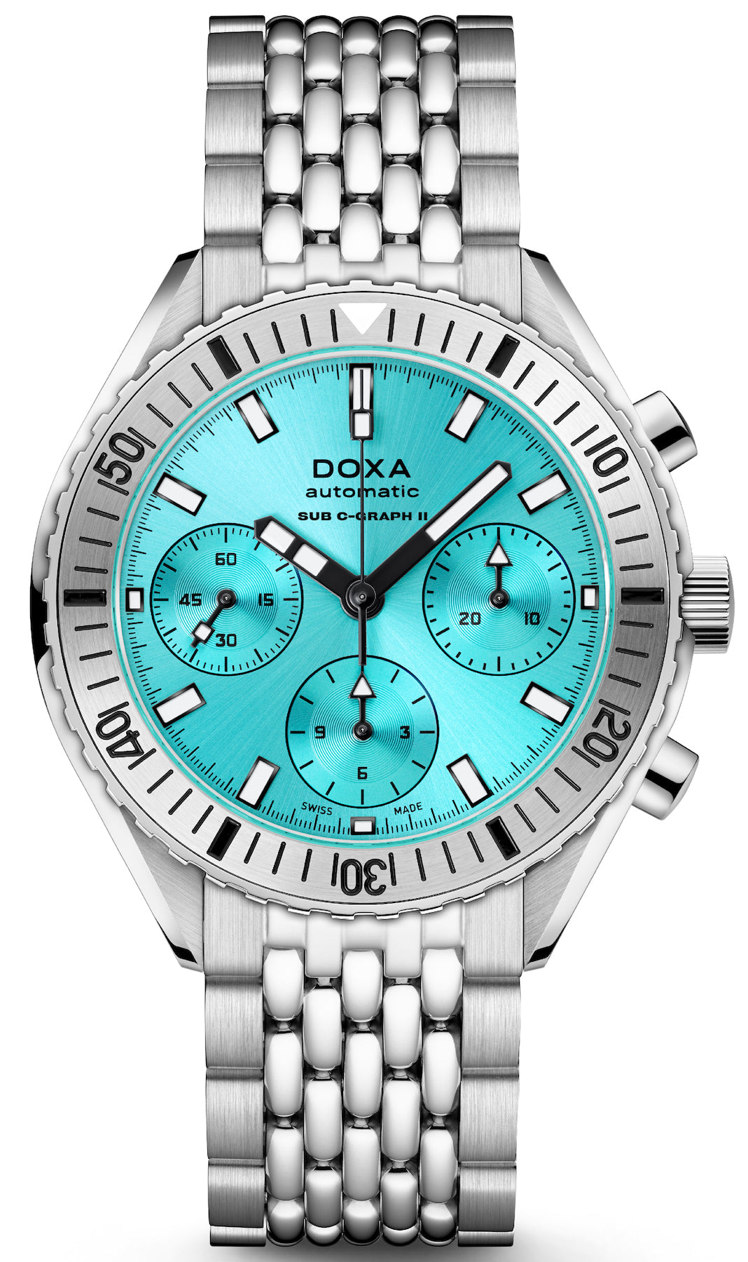 Doxa Sub 200 C-Graph II Aquamarine Bracelet Watch 797.10.241.10 Image 1