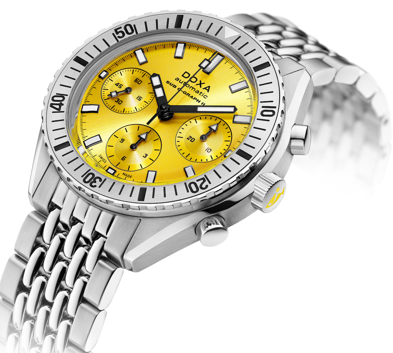 Doxa Sub 200 C-Graph II Diving Star Bracelet Watch 797.10.361.10 Image 3