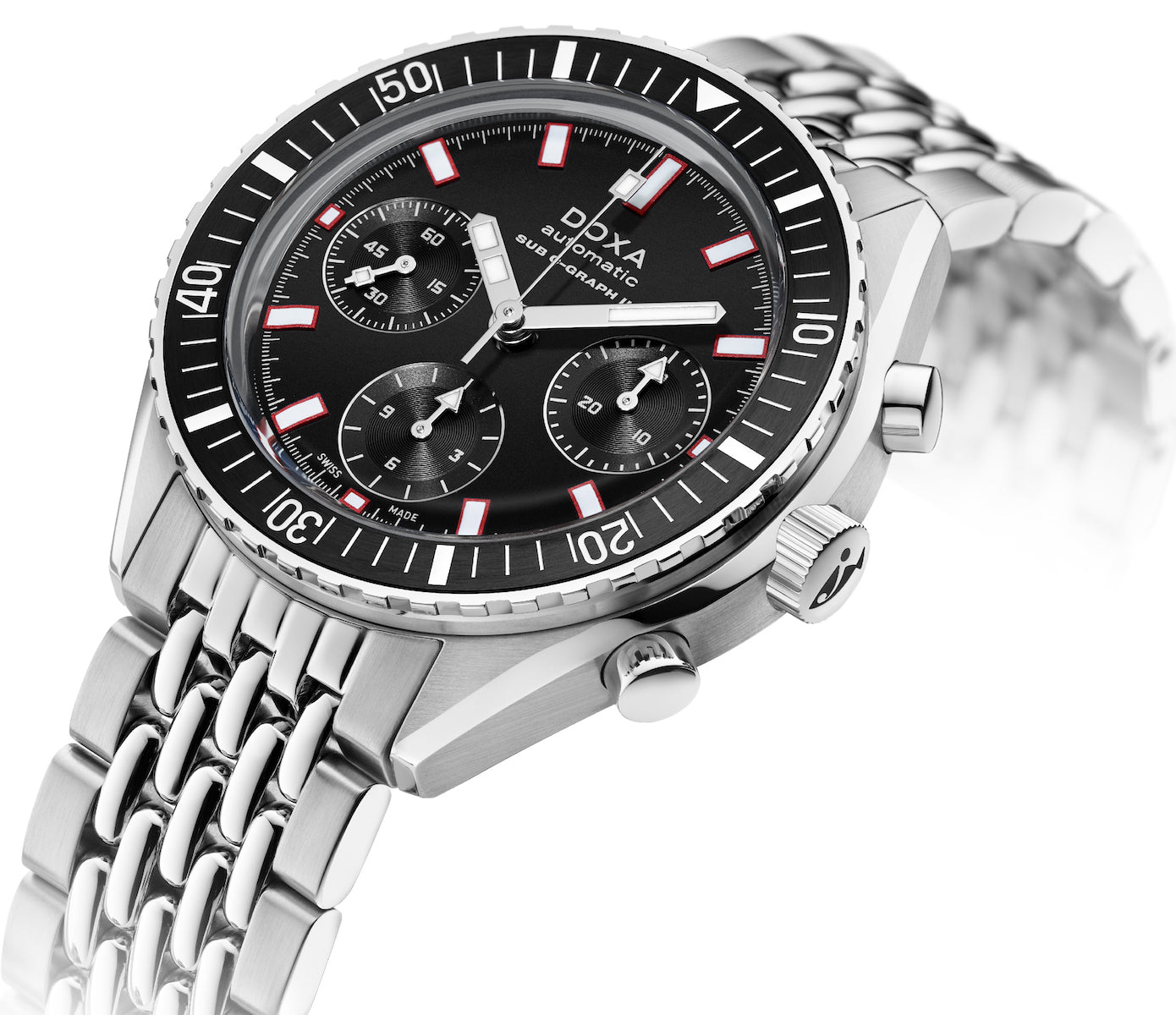 Doxa Sub 200 C-Graph II Sharkhunter Bracelet Watch 797.10.101.10 Image 2