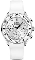 Doxa Sub 200 C-Graph II Whitepearl Rubber Watch 797.10.011W.23 Image 1