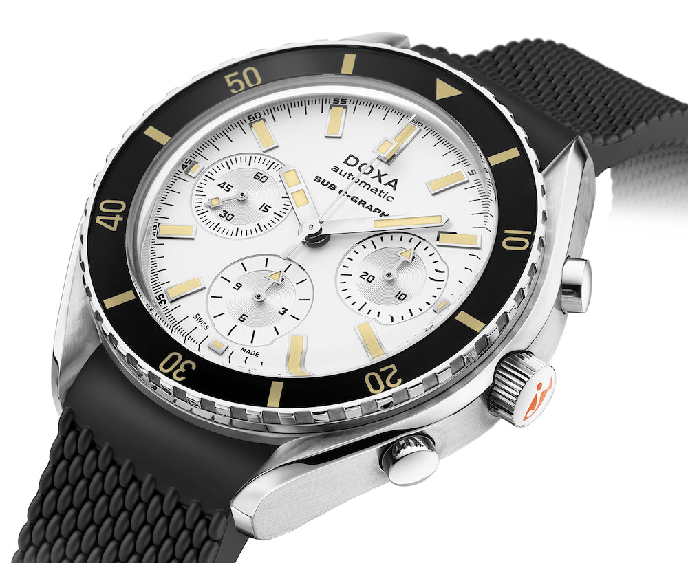 Doxa SUB 200 C-Graph Searambler Rubber Watch 798.10.021.20 Image 2