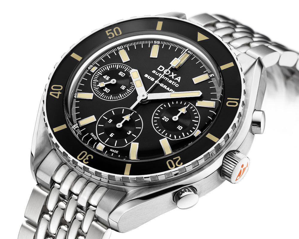 Doxa SUB 200 C-Graph Sharkhunter Bracelet Watch 798.10.101.10 Image 2