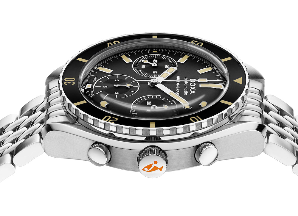 Doxa SUB 200 C-Graph Sharkhunter Bracelet Watch 798.10.101.10 Image 3