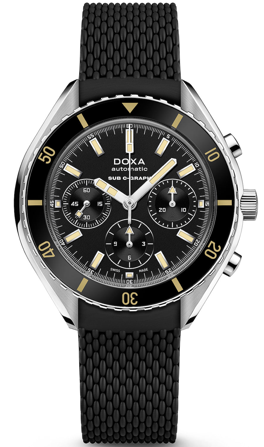 Doxa SUB 200 C-Graph Sharkhunter Rubber Watch 798.10.101.20 Image 1