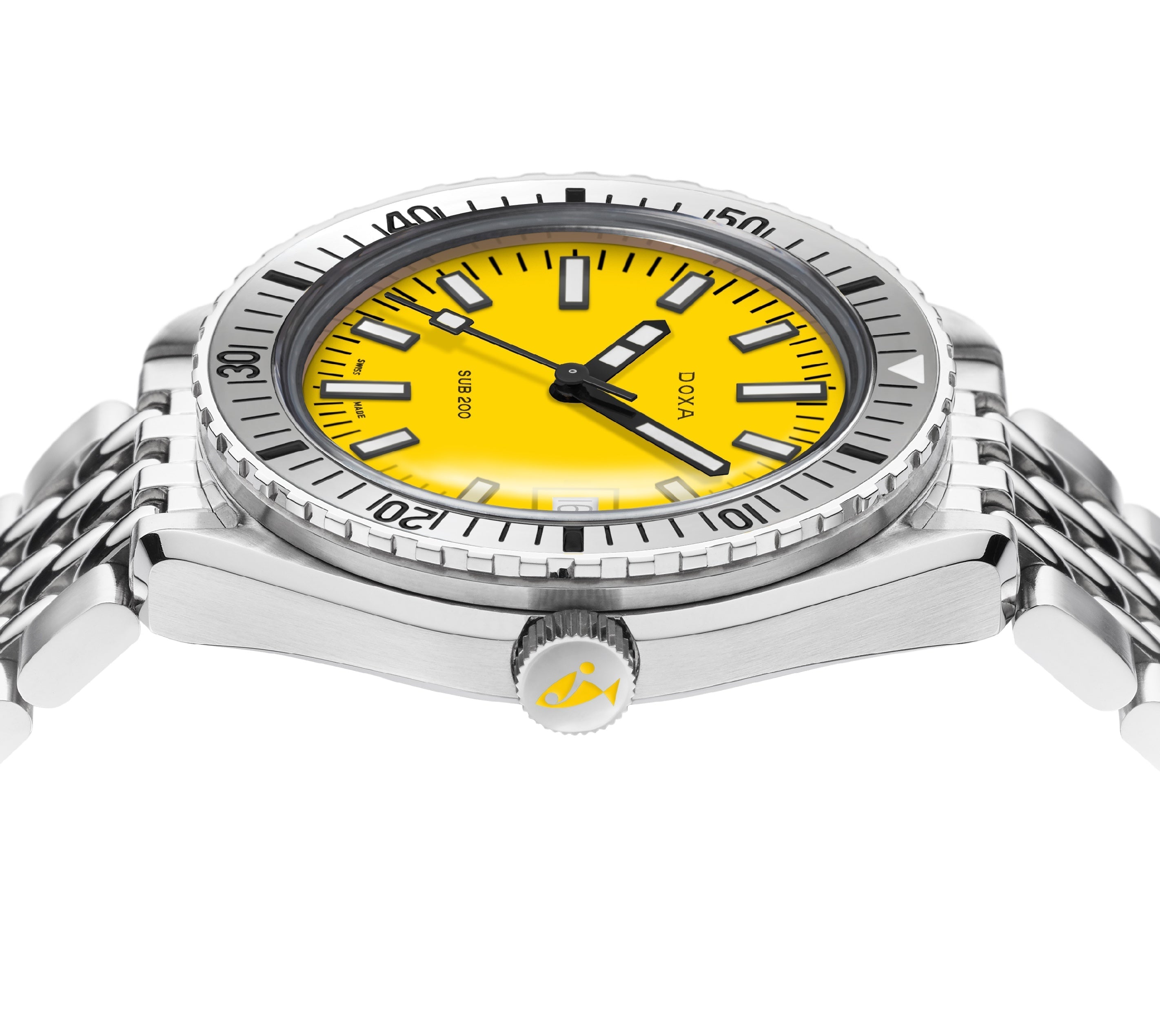 Doxa Sub 200 Divingstar Stainless Steel Bracelet Watch 796.10.361.10 Image 3