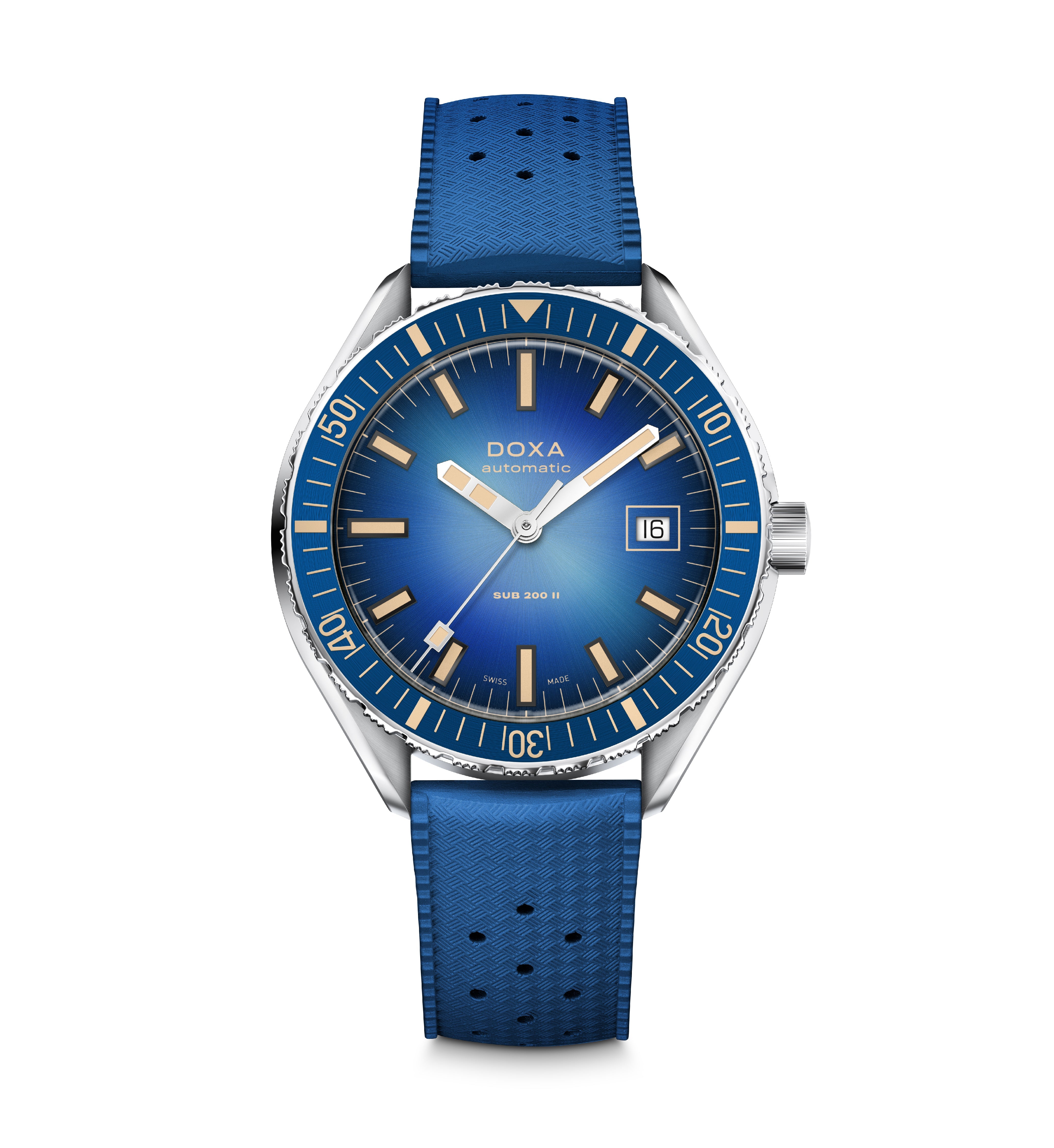 Doxa Sub 200 II Caribbean Rubber Watch DXA-330 Image 1