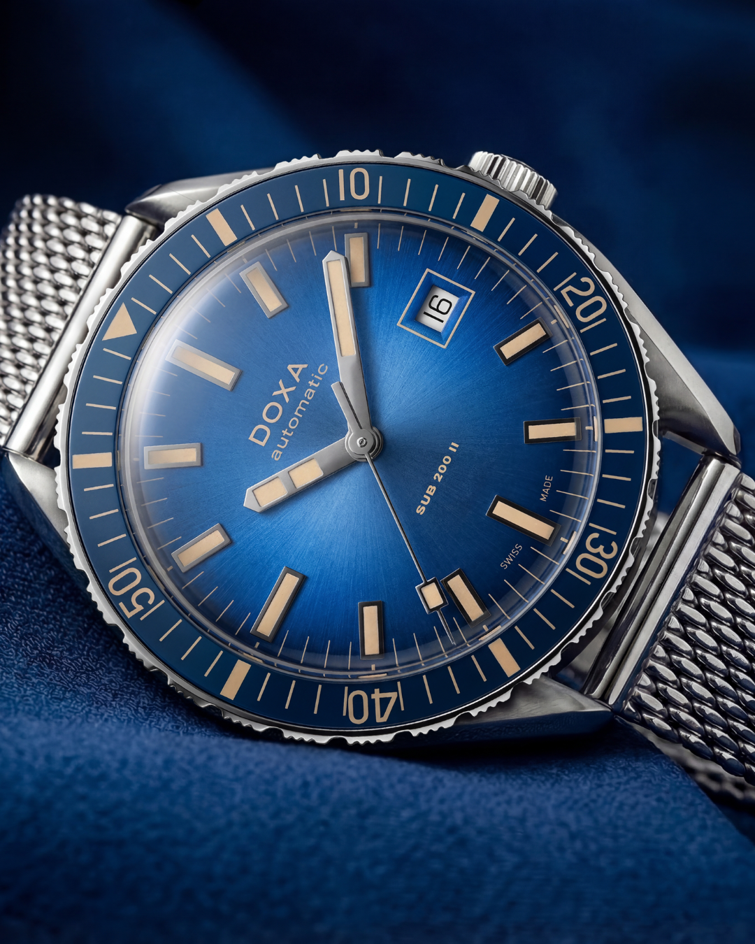 Doxa Sub 200 II Caribbean Steel Watch DXA-329 Image 4