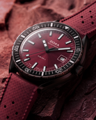 Doxa Sub 200 II Redcoral DLC Rubber Watch DXA-322 Image 6
