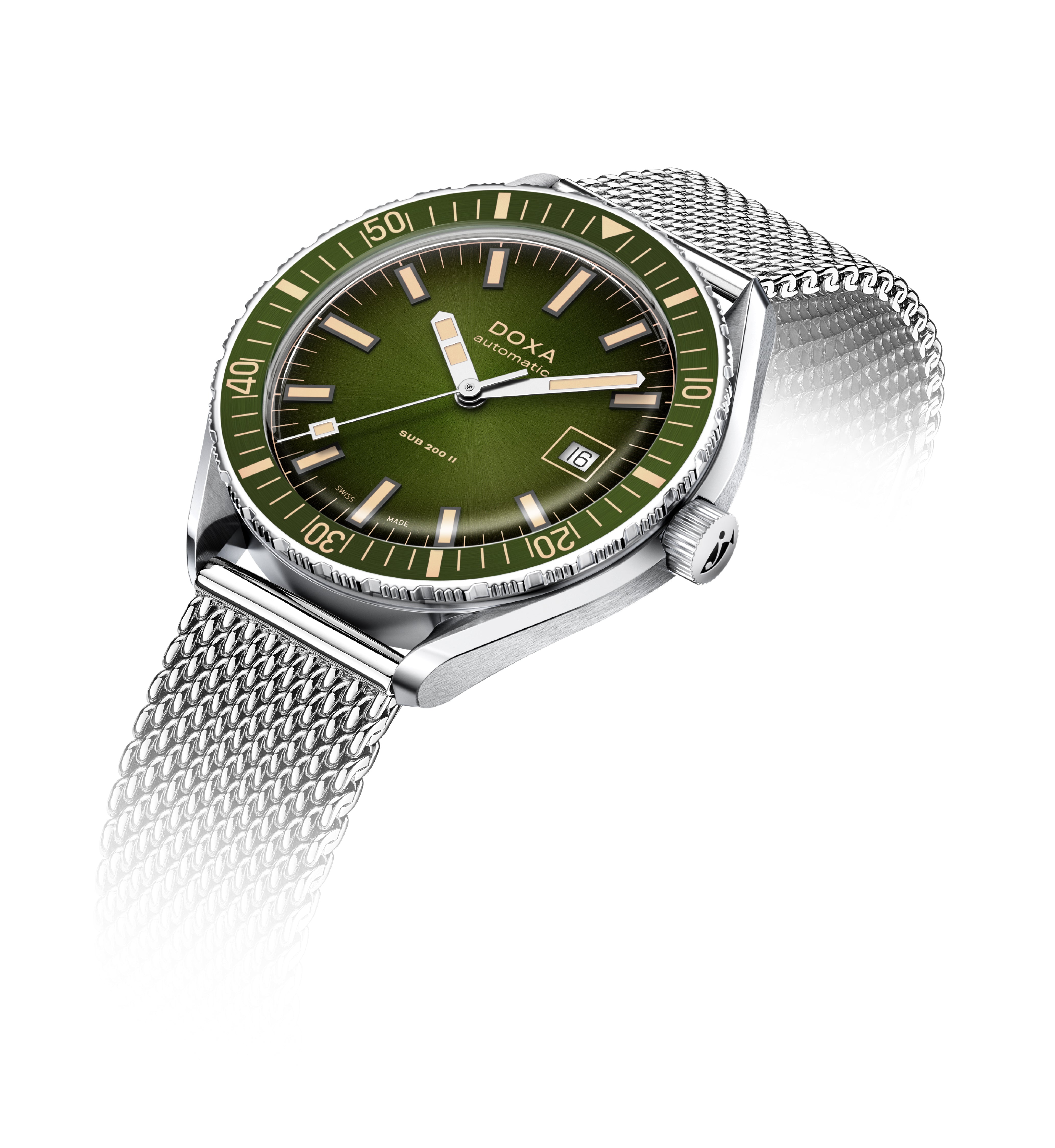 Doxa Sub 200 II Sea Emerald Steel  Watch DXA-331 Image 2