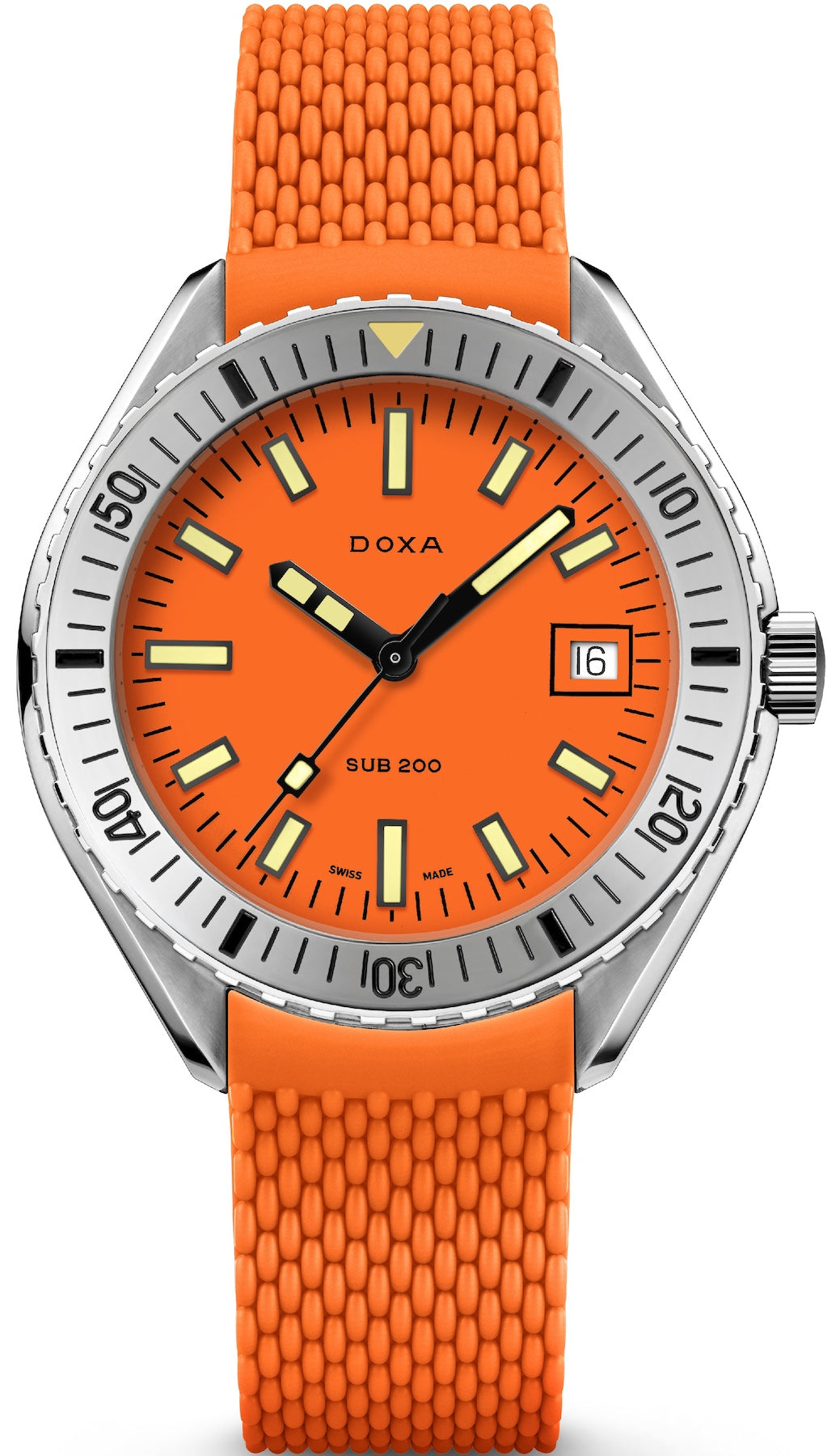 Doxa Sub 200 Professional Orange Rubber Watch 796.10.351.21 Image 1