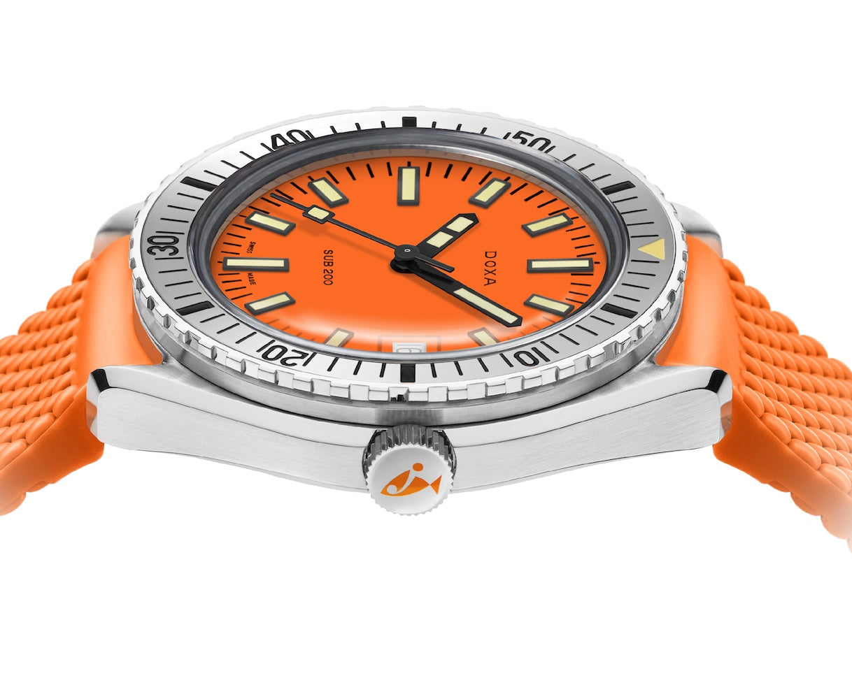 Doxa Sub 200 Professional Orange Rubber Watch 796.10.351.21 Image 2