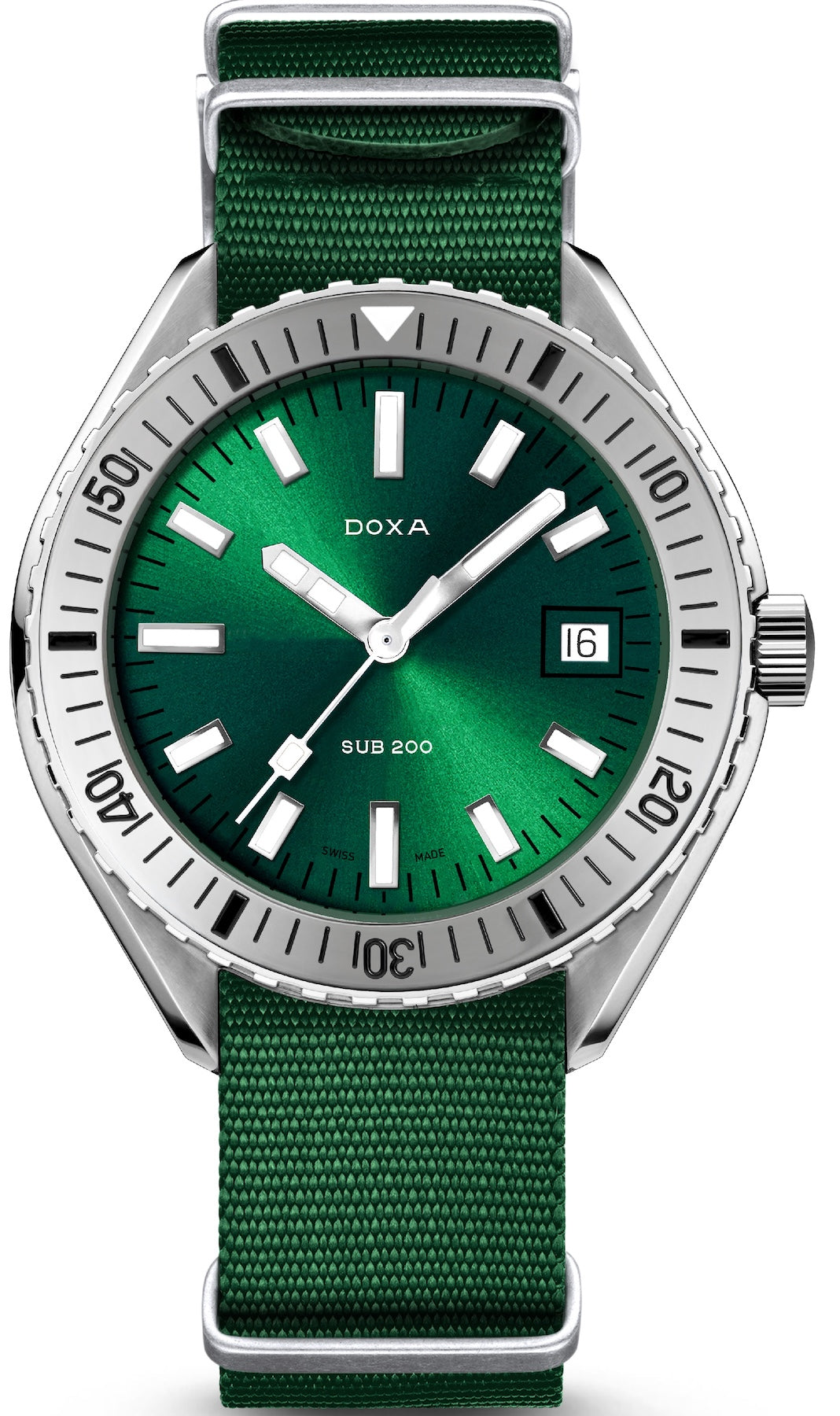 Doxa Sub 200 Sea Emerald Green Nato Watch 796.10.131.26-N Image 1