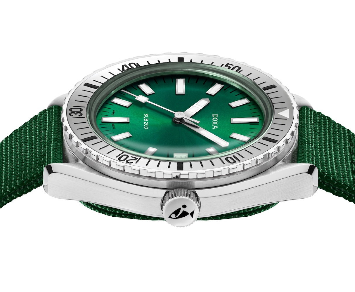 Doxa Sub 200 Sea Emerald Green Nato Watch 796.10.131.26-N Image 3
