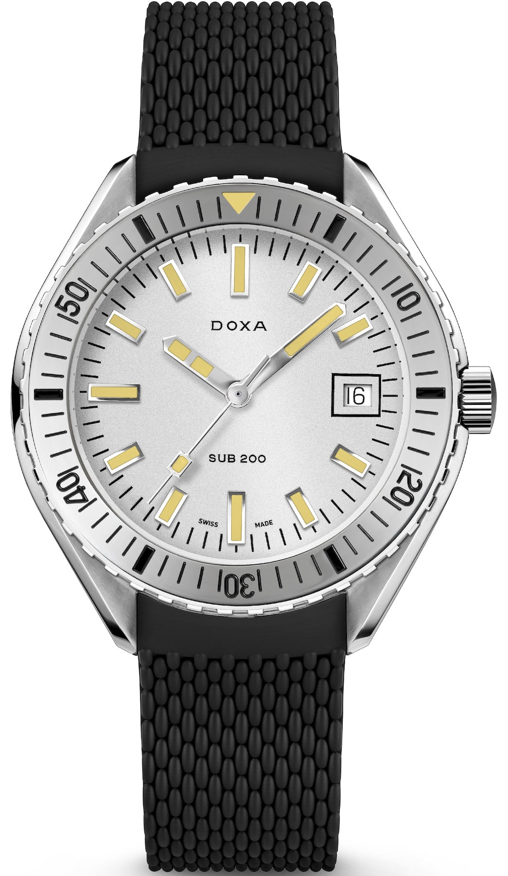 Doxa Sub 200 Searambler Black Rubber Watch 796.10.021.20 Image 1