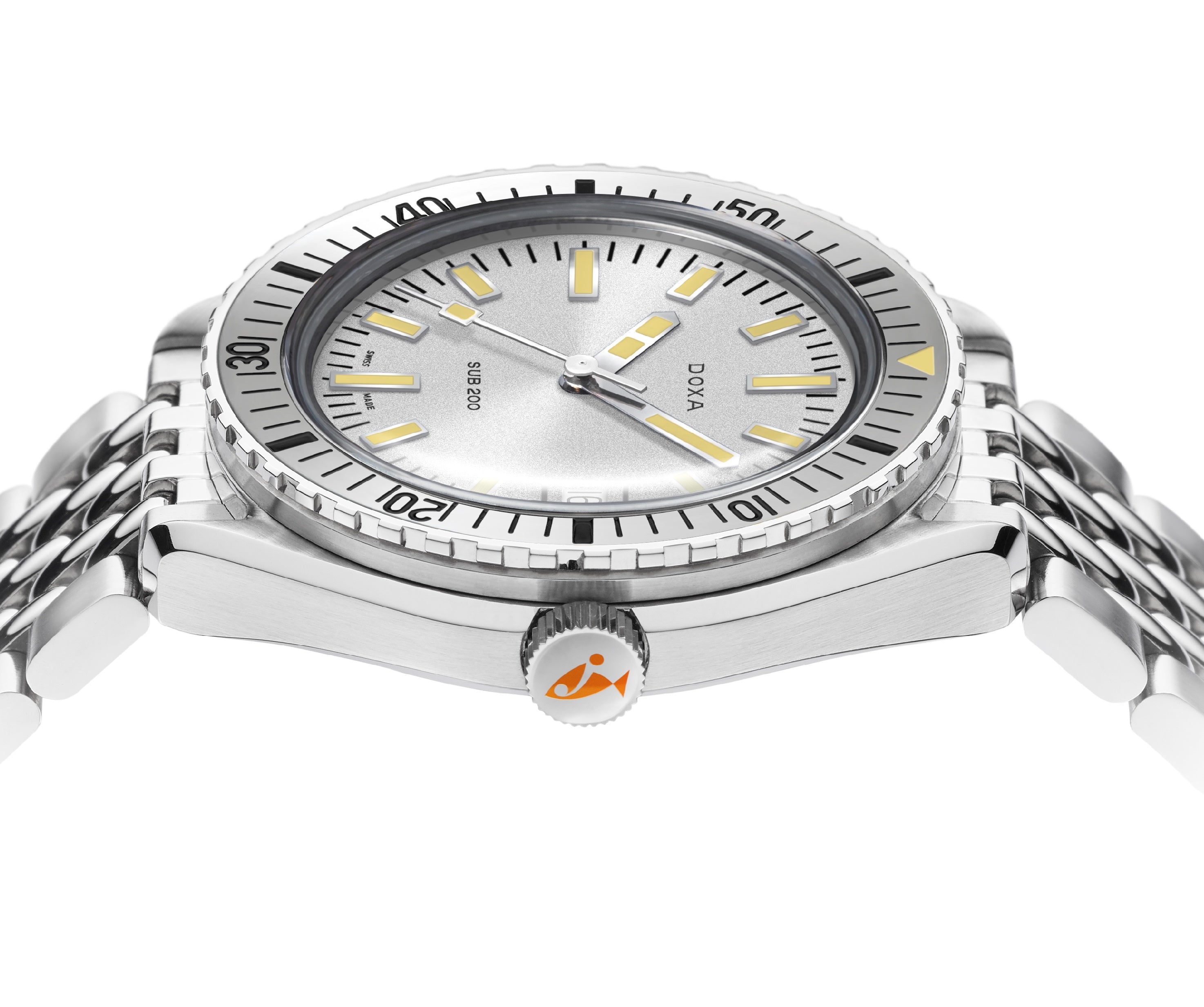 Doxa Sub 200 Searambler Stainless Steel Bracelet Watch 796.10.021.10 Image 3
