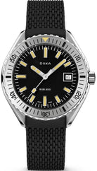 Doxa Sub 200 Sharkhunter Black Rubber Watch 796.10.101.20 Image 1