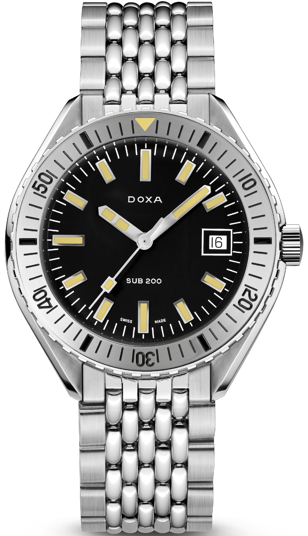 Doxa Sub 200 Sharkhunter Stainless Steel Bracelet Watch 796.10.101.10 Image 1