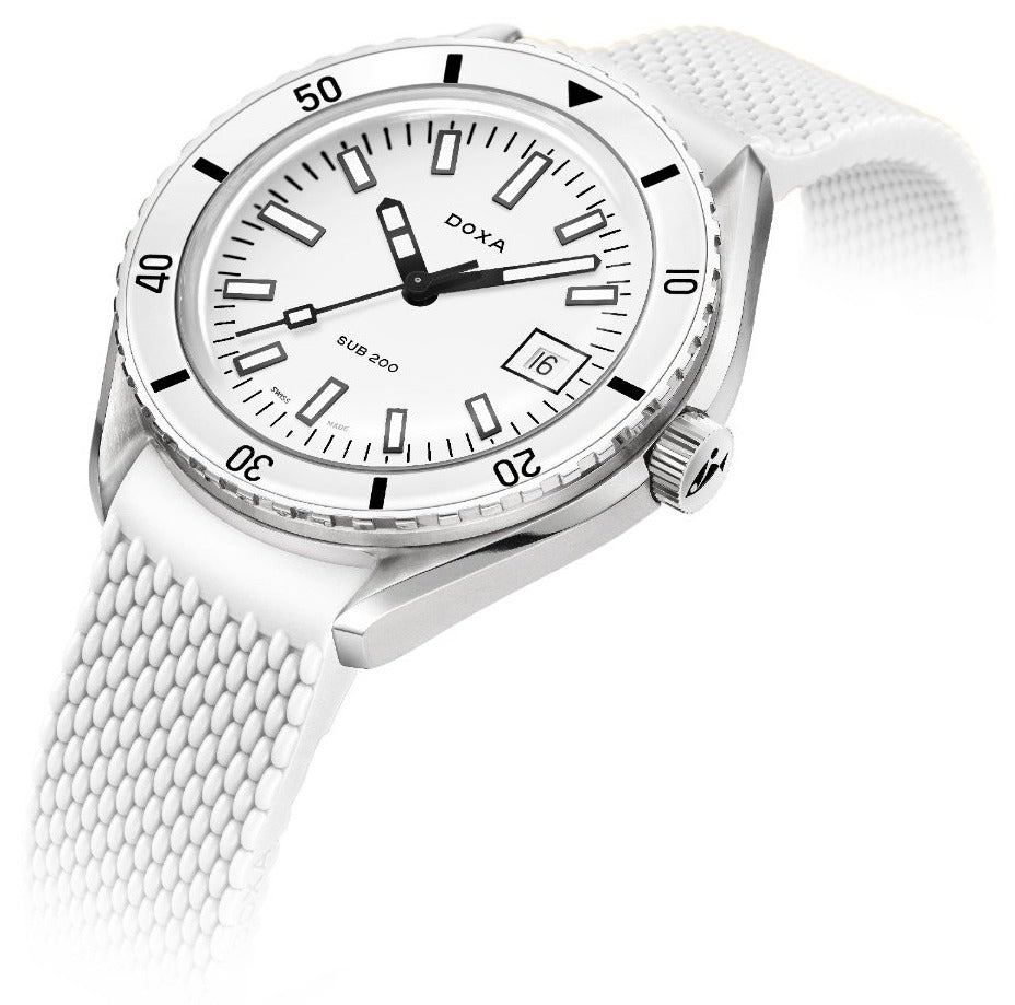 Doxa Sub 200 Whitepearl Watch 799.10.011.23 Image 2