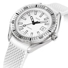 Doxa Sub 200 Whitepearl White Rubber Watch 796.10.011.23 Image 2