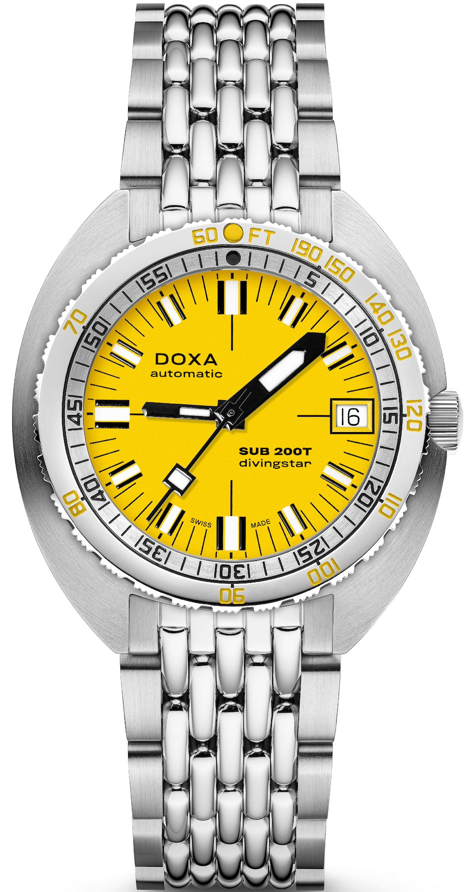 Doxa SUB 200T Divingstar Iconic Bracelet Watch 804.10.361.10 Image 1
