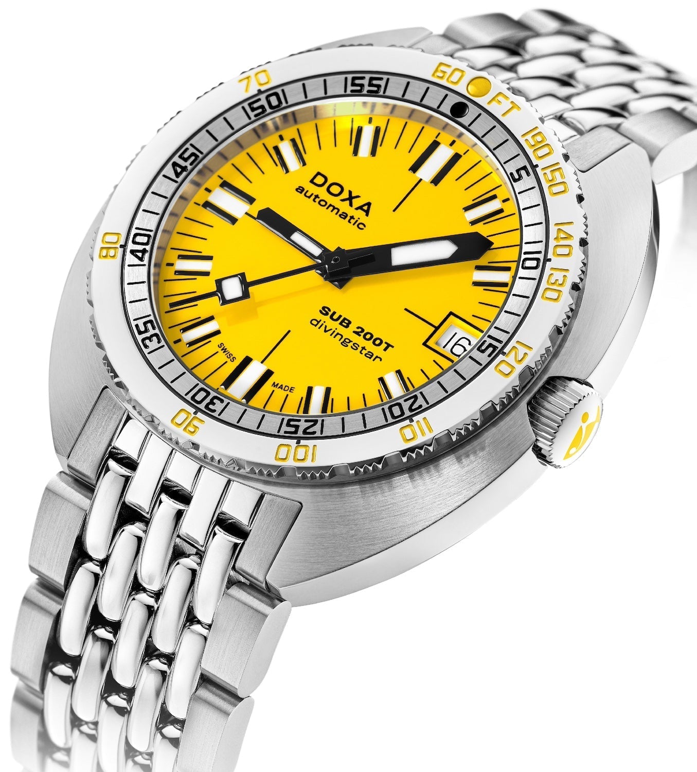 Doxa SUB 200T Divingstar Iconic Bracelet Watch 804.10.361.10 Image 2