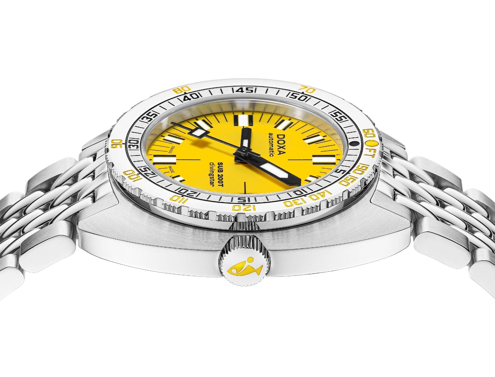 Doxa SUB 200T Divingstar Iconic Bracelet Watch 804.10.361.10 Image 3