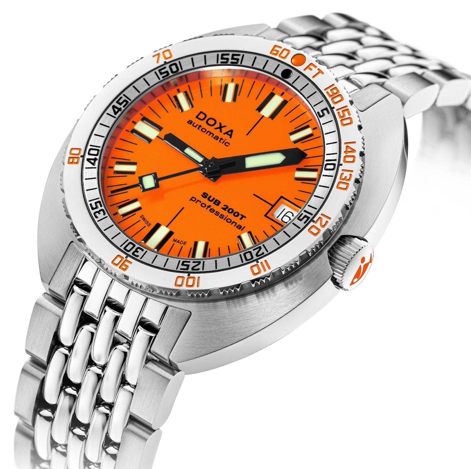 Doxa SUB 200T Professional Iconic Bracelet Watch 804.10.351.10 Image 2