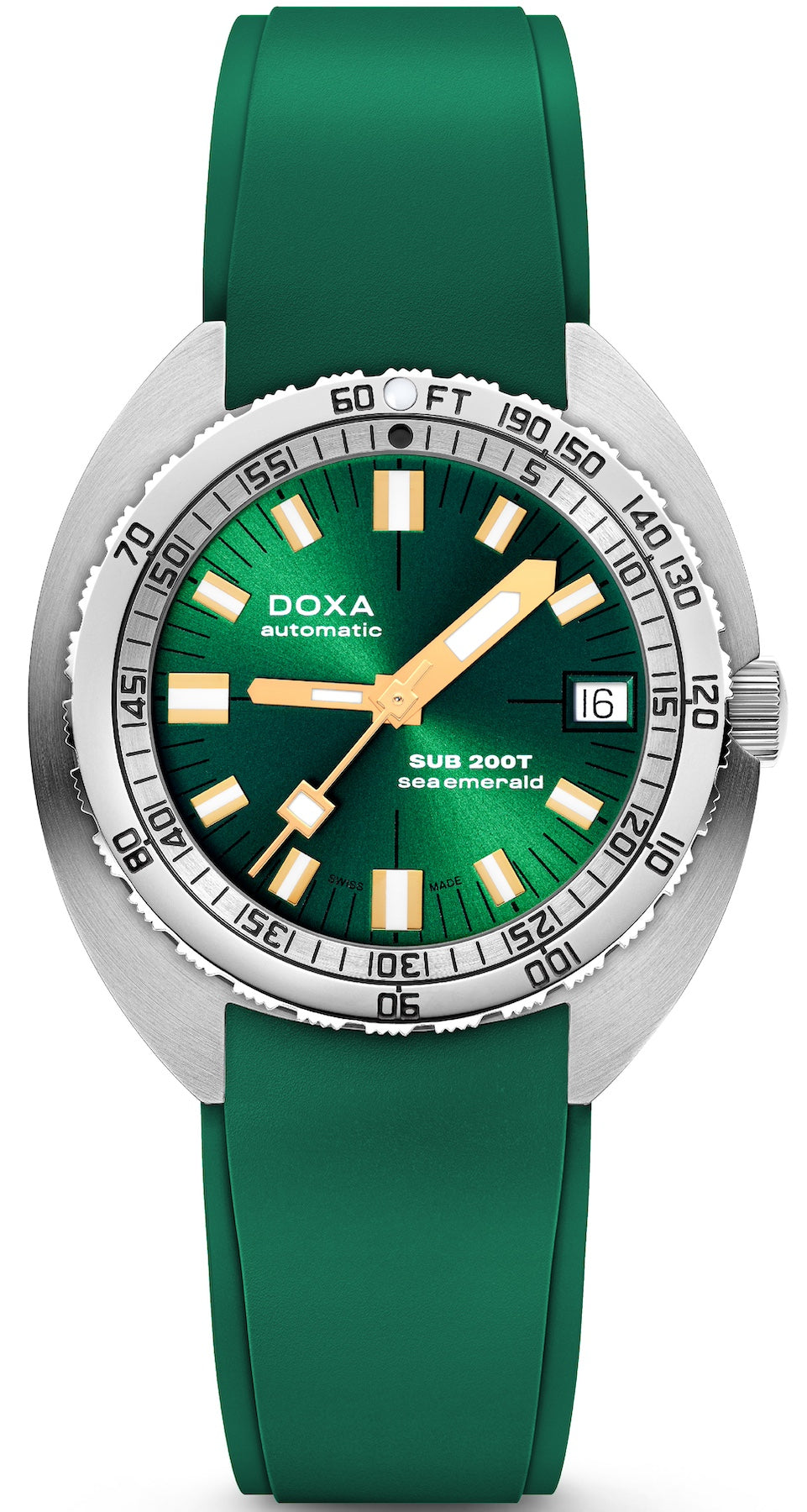 Doxa SUB 200T Sea Emerald Sunray Watch 804.10.131S.26 Image 1
