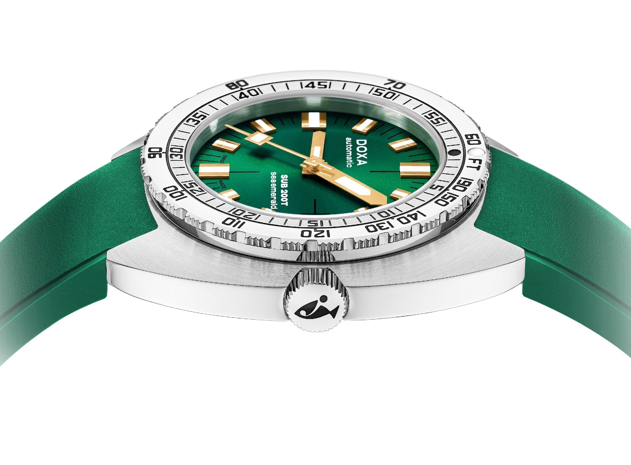 Doxa SUB 200T Sea Emerald Sunray Watch 804.10.131S.26 Image 3