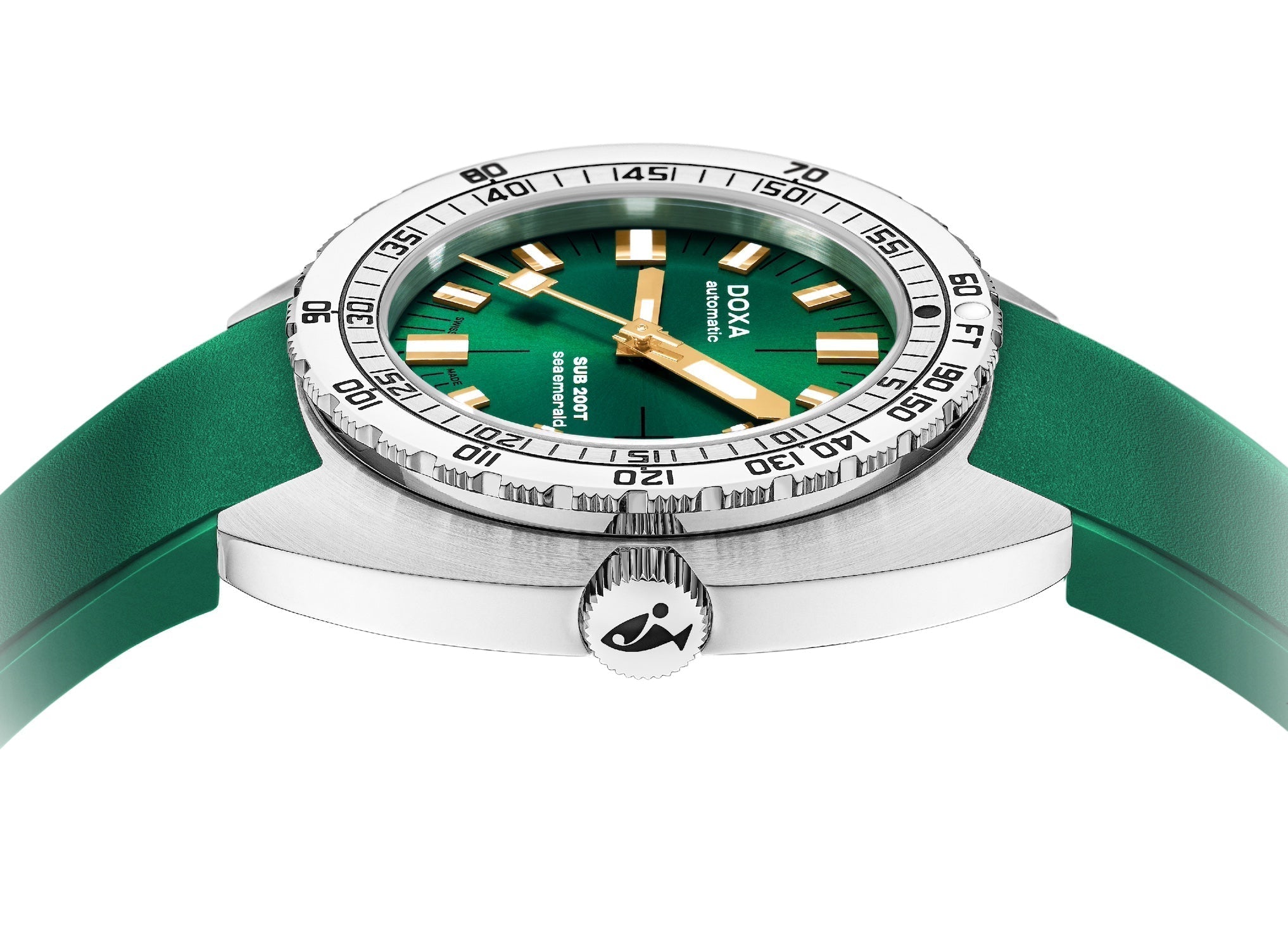 Doxa SUB 200T Sea Emerald Sunray Watch 804.10.131S.26 Image 3