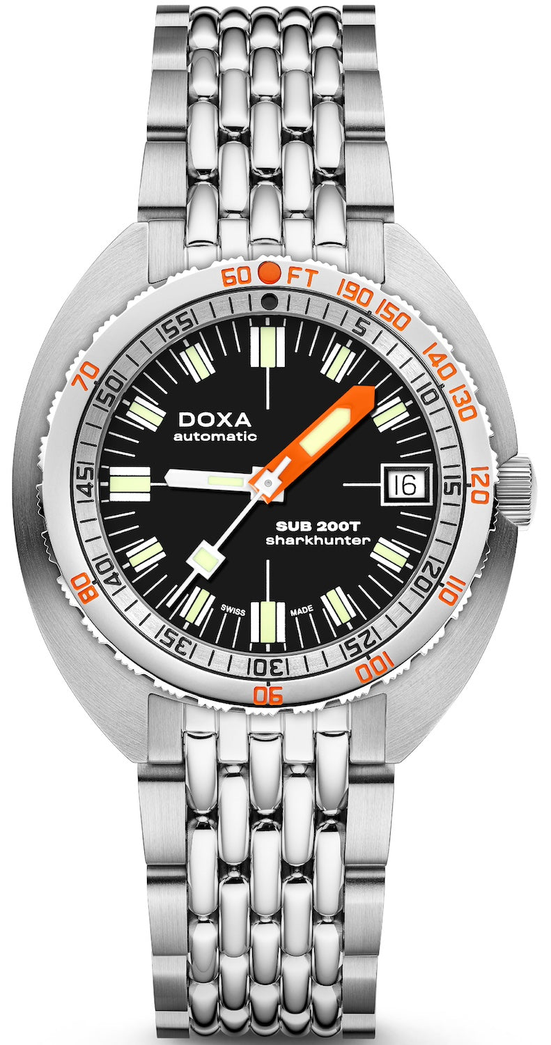 Doxa SUB 200T Sharkhunter Iconic Bracelet Watch 804.10.101.10 Image 1