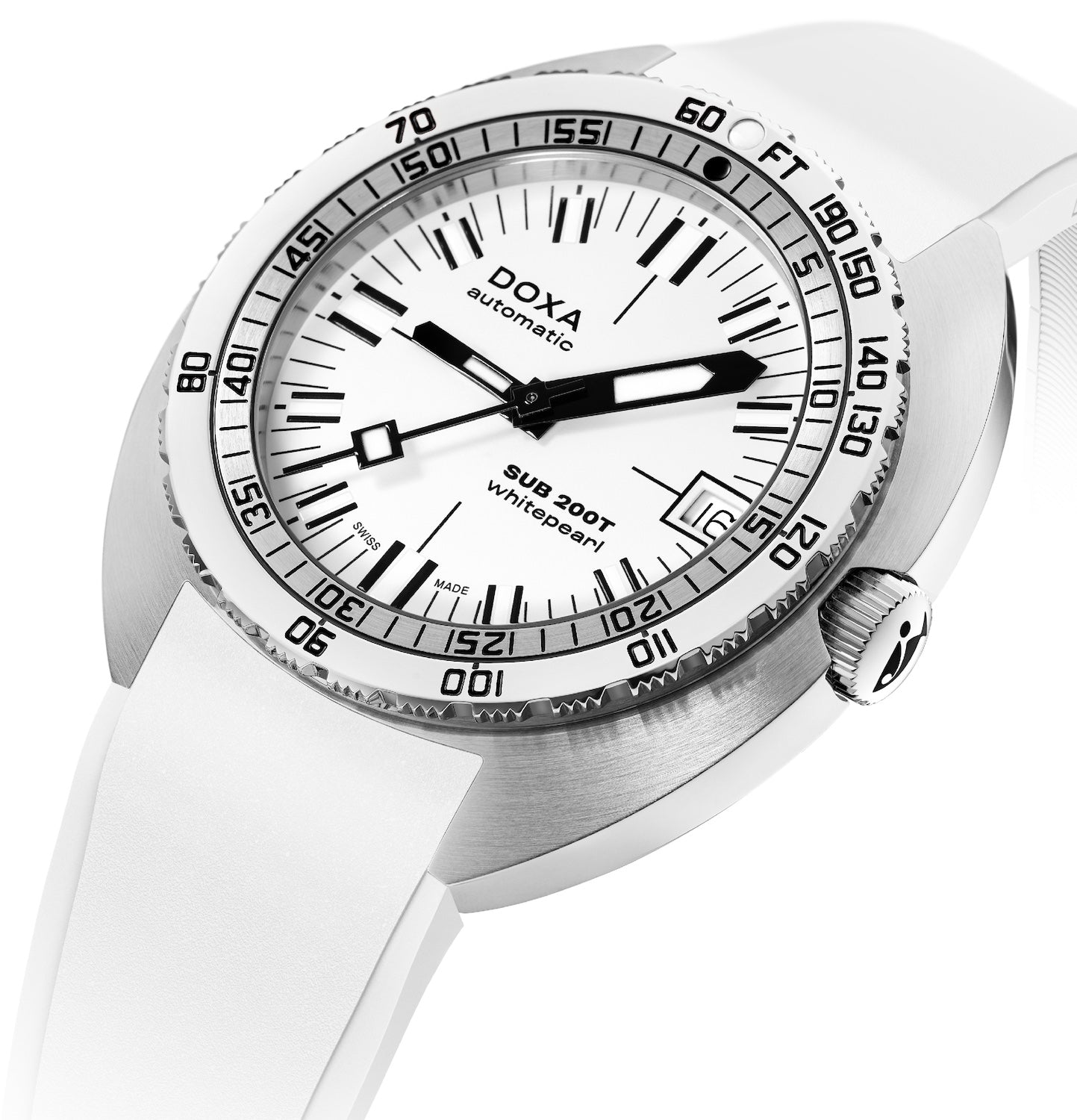 Doxa SUB 200T Whitepearl Iconic Watch 804.10.011.23 Image 2