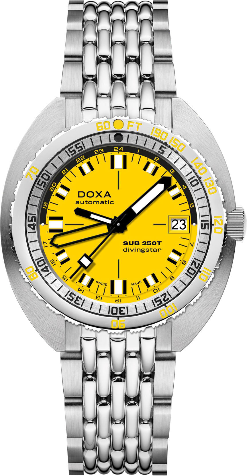 Doxa SUB 250T GMT Divingstar Bracelet Watch 855.10.361.10 Image 1