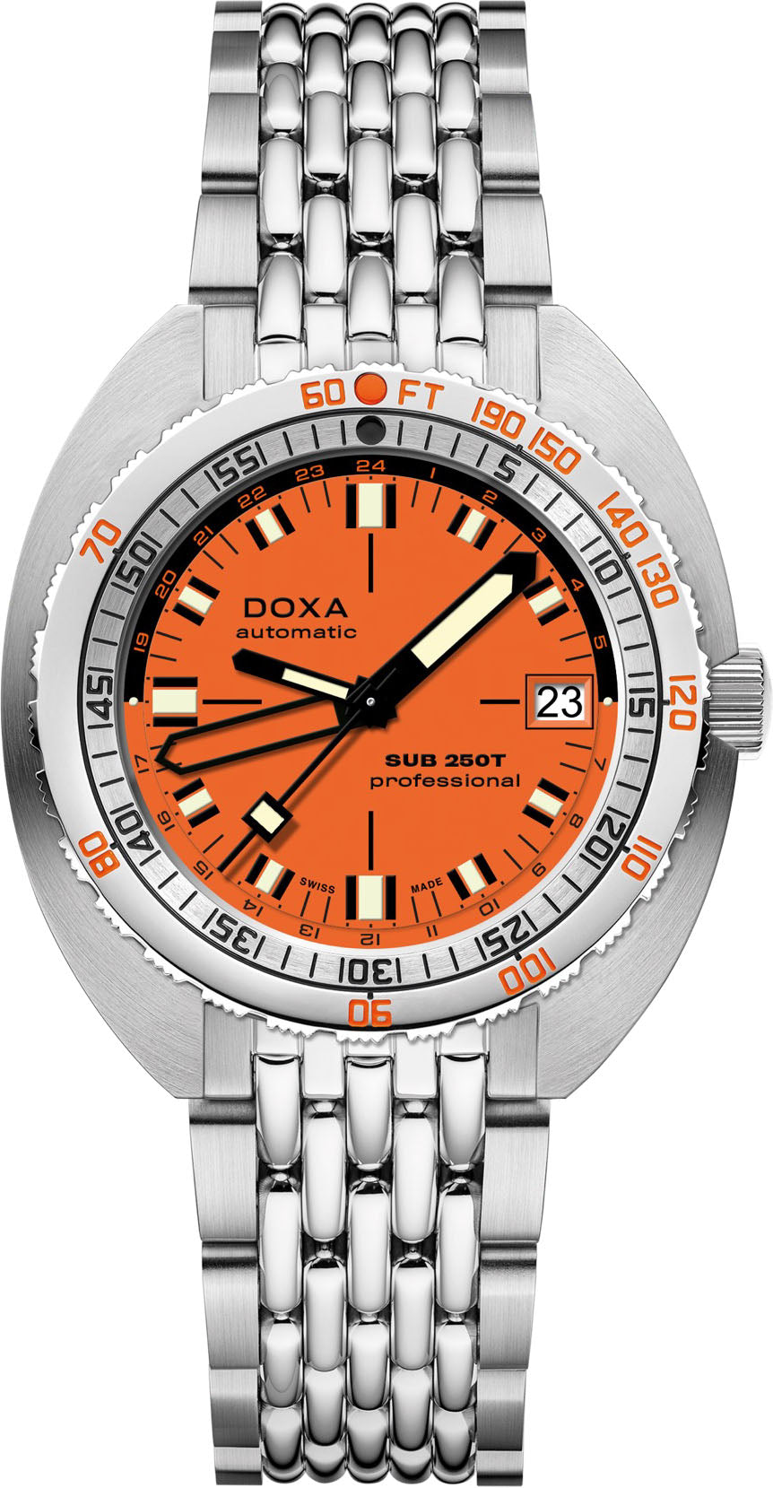 Doxa SUB 250T GMT Professional Bracelet Watch 855.10.351.10 Image 1