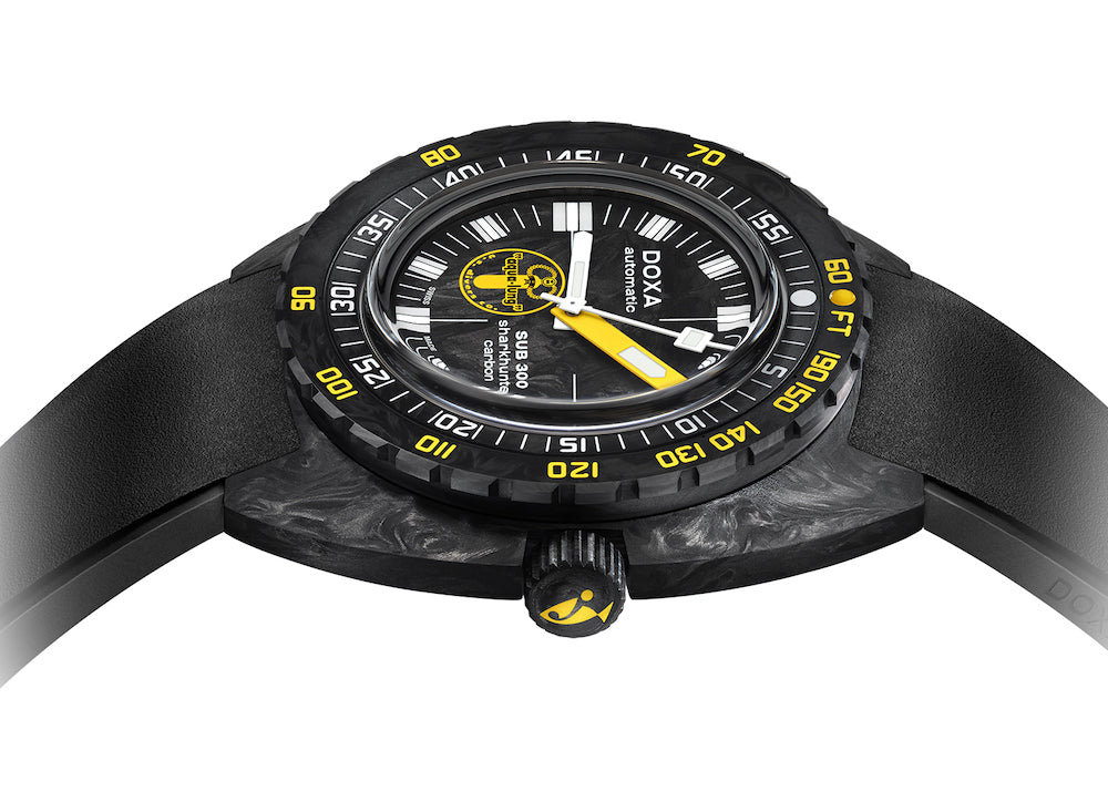 Doxa Sub 300 Carbon Aqua Lung US Divers Limited Edition Watch 822.70.101AQL.20 Image 4