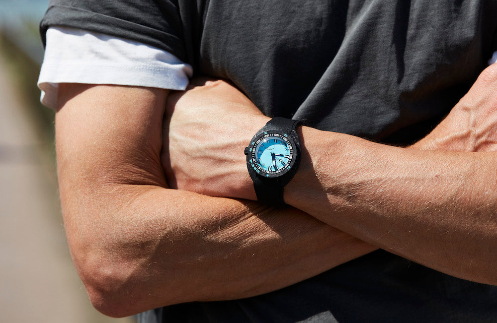 Doxa SUB 300 Carbon COSC Aquamarine Rubber Watch 822.70.241.20 Image 6