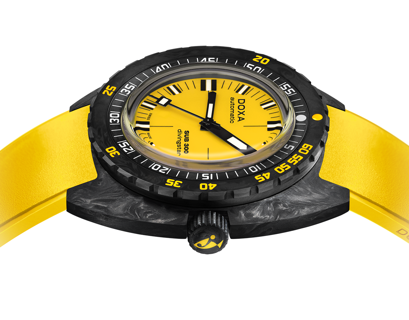 Doxa SUB 300 Carbon COSC Divingstar Rubber Watch 822.70.361.31 Image 3