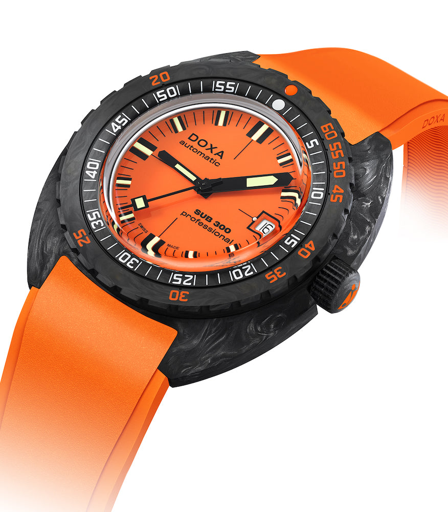 Doxa SUB 300 Carbon COSC Professional Rubber Watch 822.70.351.21 Image 2
