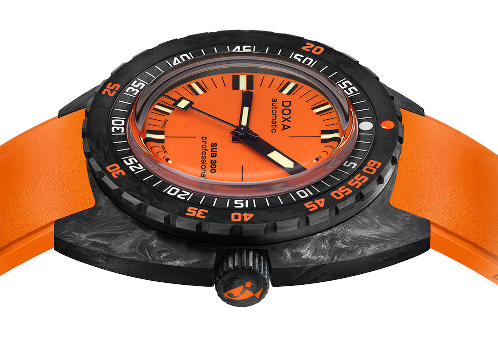 Doxa SUB 300 Carbon COSC Professional Rubber Watch 822.70.351.21 Image 3