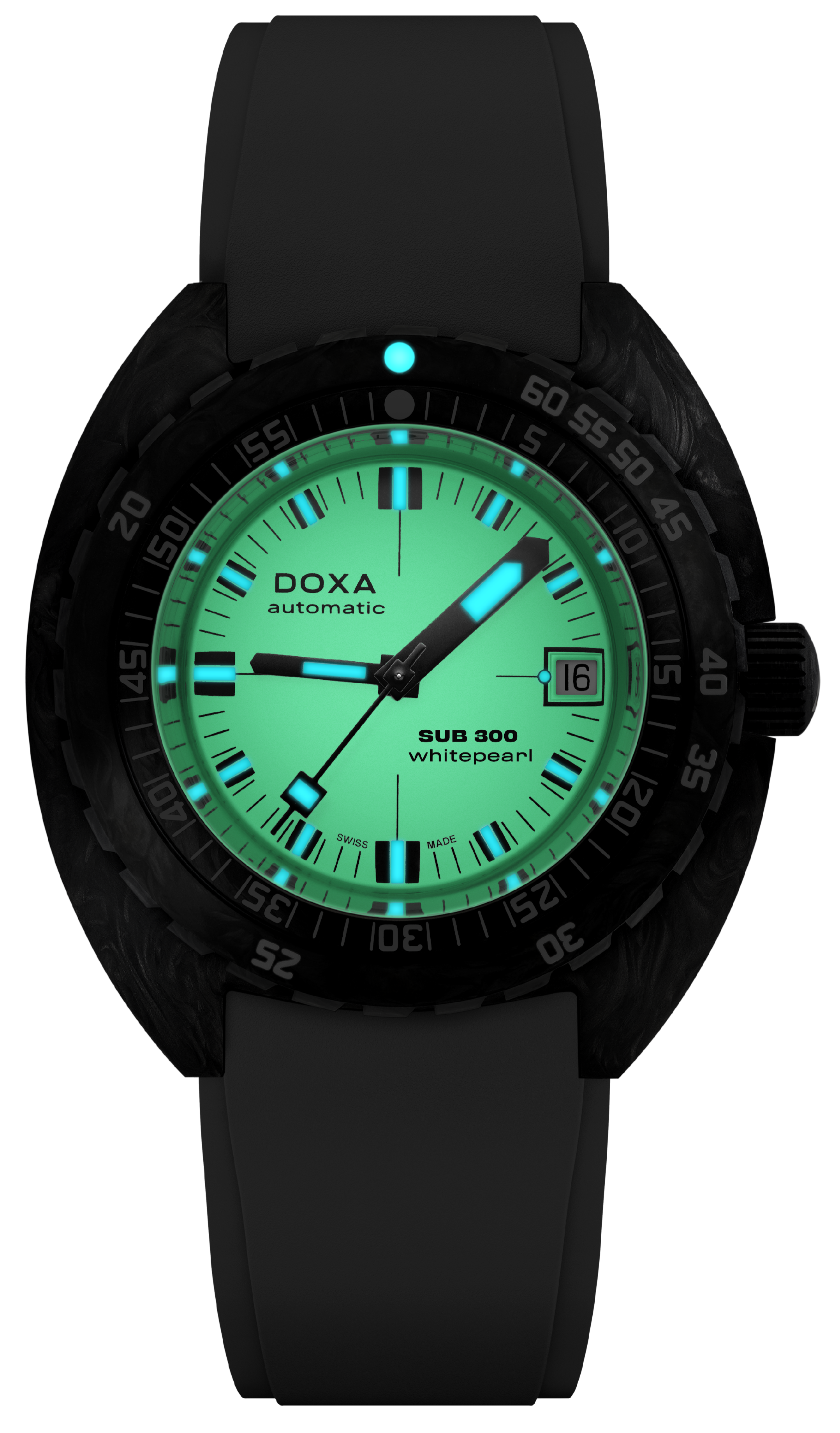Doxa Sub 300 Carbon Whitepearl Watch 822.70.011.20 Image 2