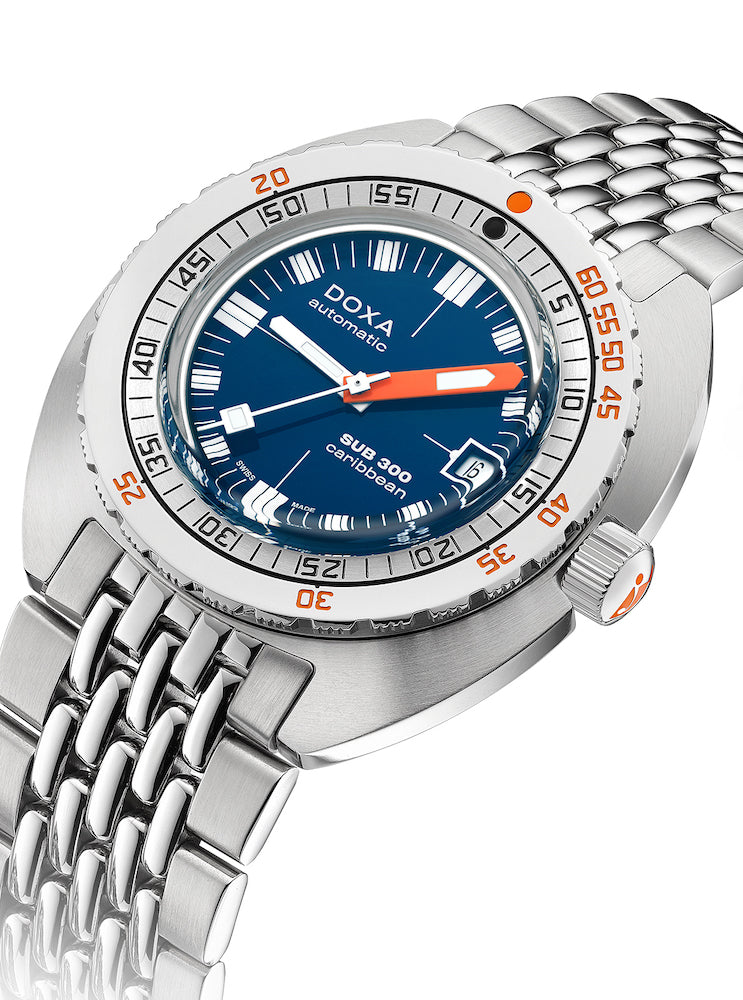Doxa SUB 300 COSC Caribbean Bracelet Watch 821.10.201.10 Image 2