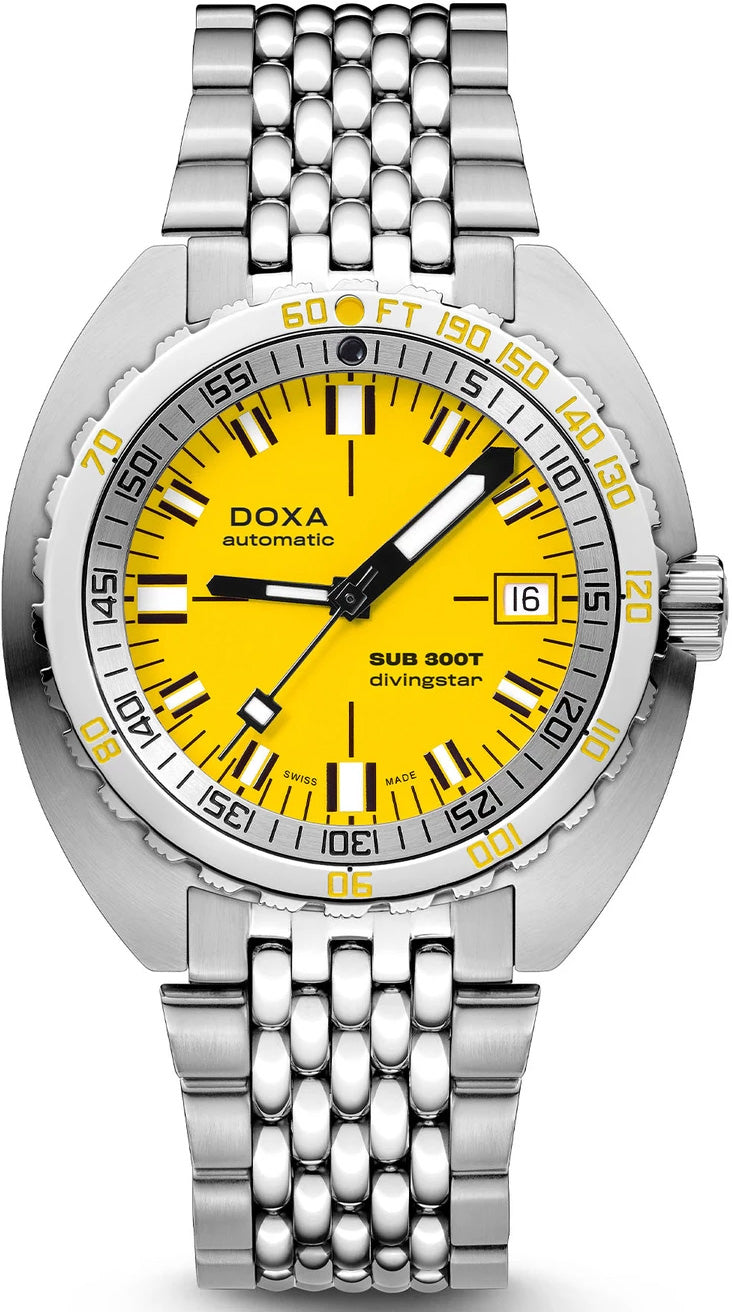 Doxa Sub 300T Divingstar Bracelet Watch 840.10.361.10 Image 1