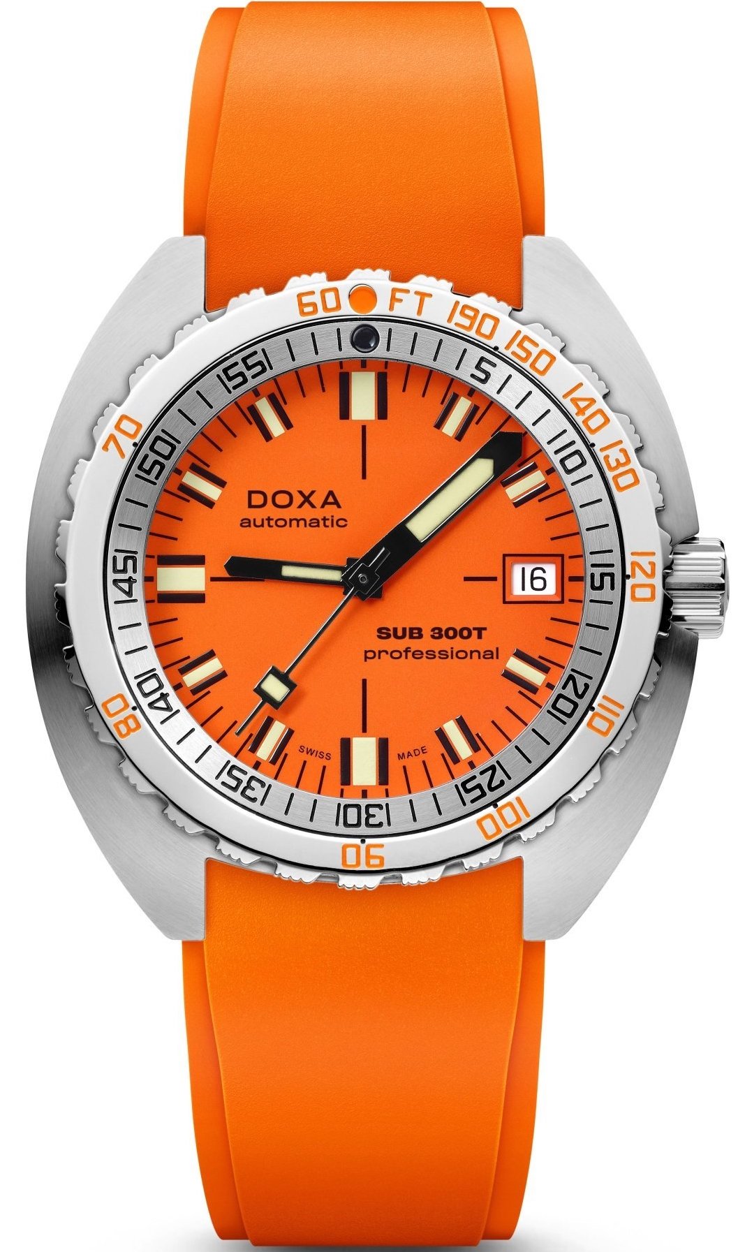 Doxa Sub 300T Professional Rubber Watch 840.10.351.21 Image 1