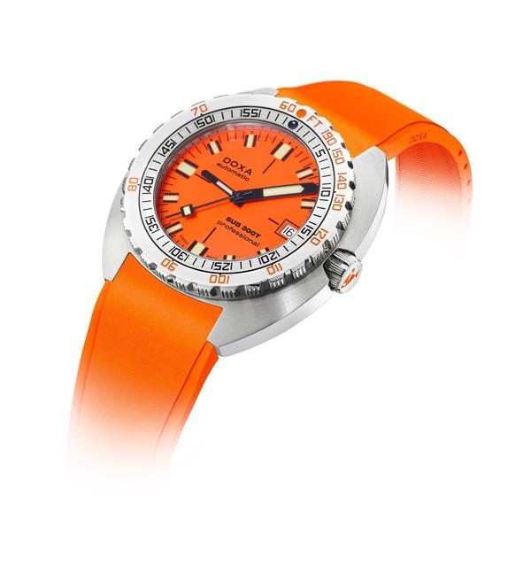 Doxa Sub 300T Professional Rubber Watch 840.10.351.21 Image 2