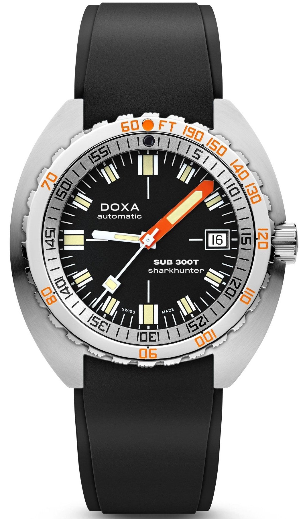 Doxa SUB 300T Sharkhunter Rubber Watch 840.10.101.20 Image 1