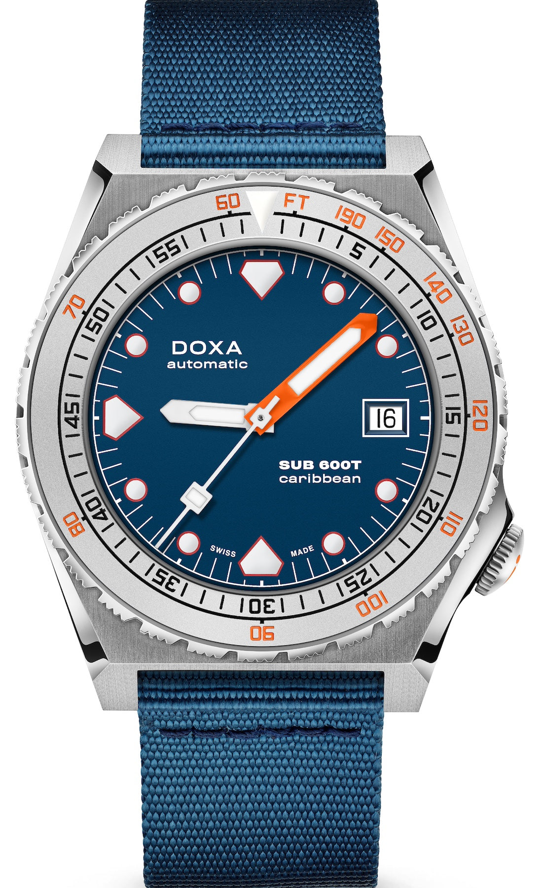Doxa SUB 600T Caribbean Nato Watch 862.10.201.32.N Image 1