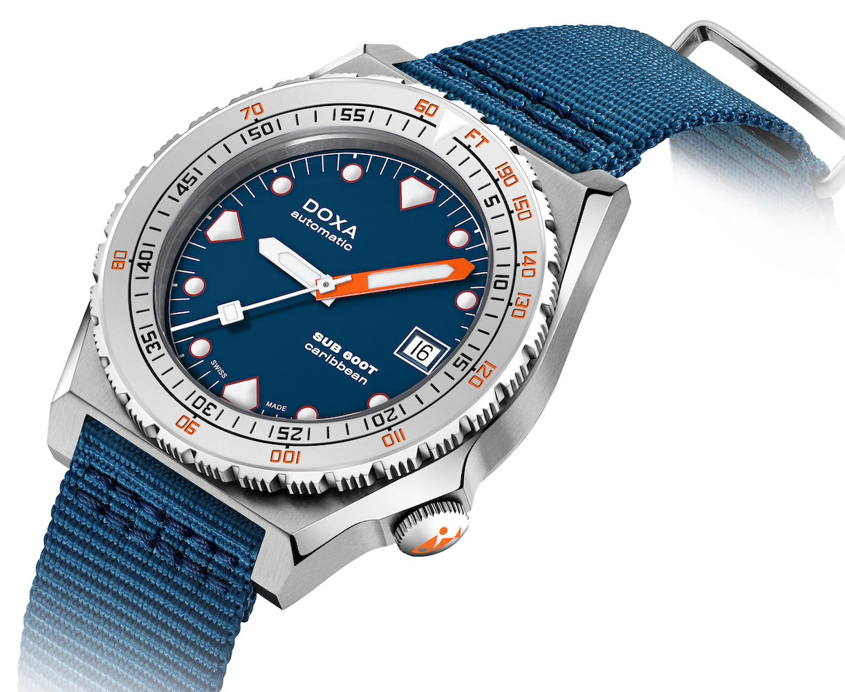 Doxa SUB 600T Caribbean Nato Watch 862.10.201.32.N Image 2