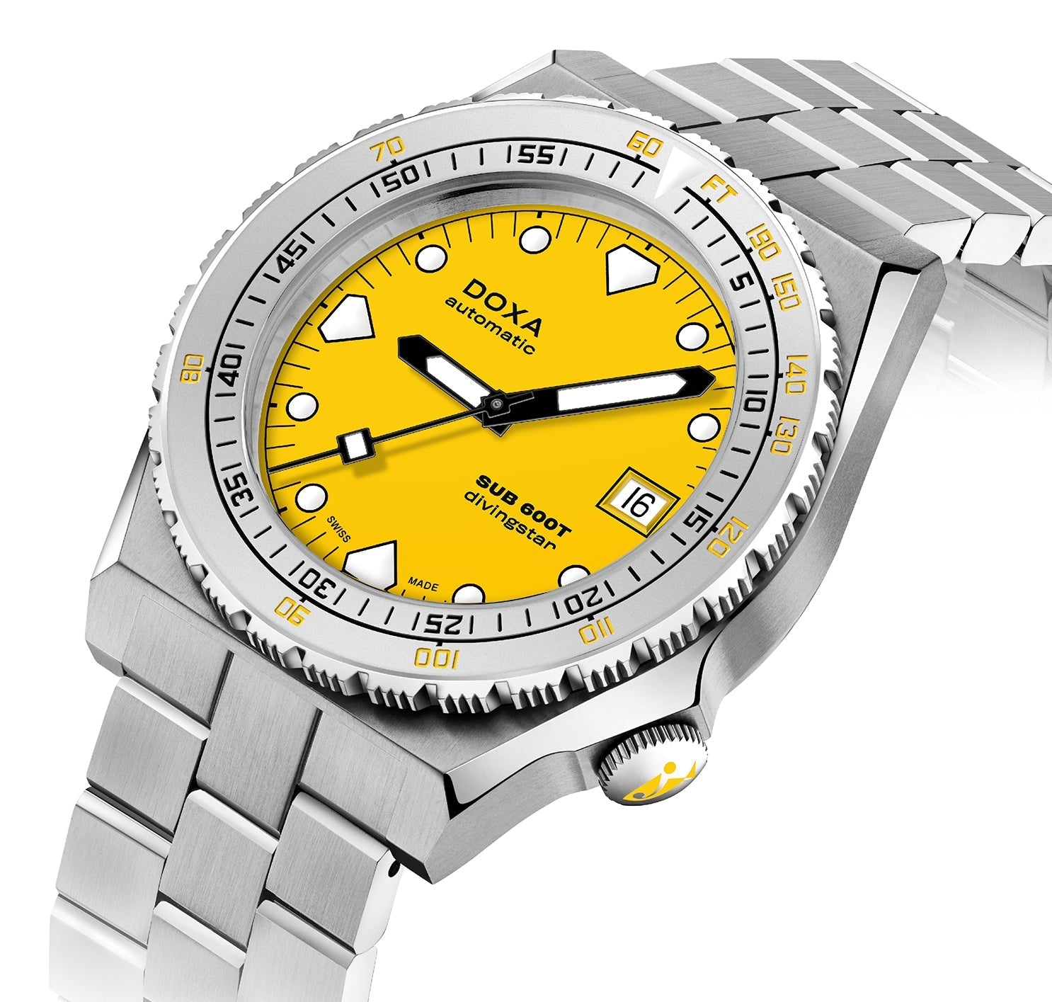 Doxa SUB 600T Divingstar Bracelet Watch 862.10.361.10 Image 2